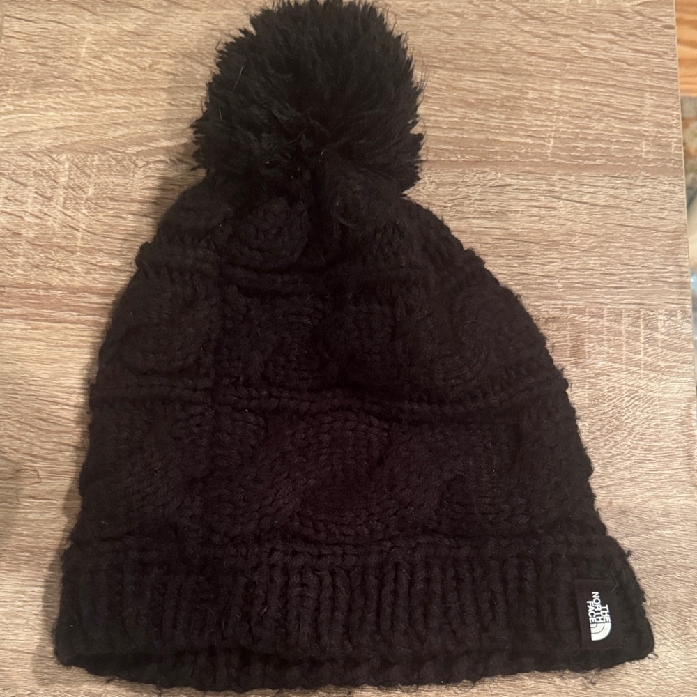 The North Face Cable Minna Pom Beanie Cable Knit Hat